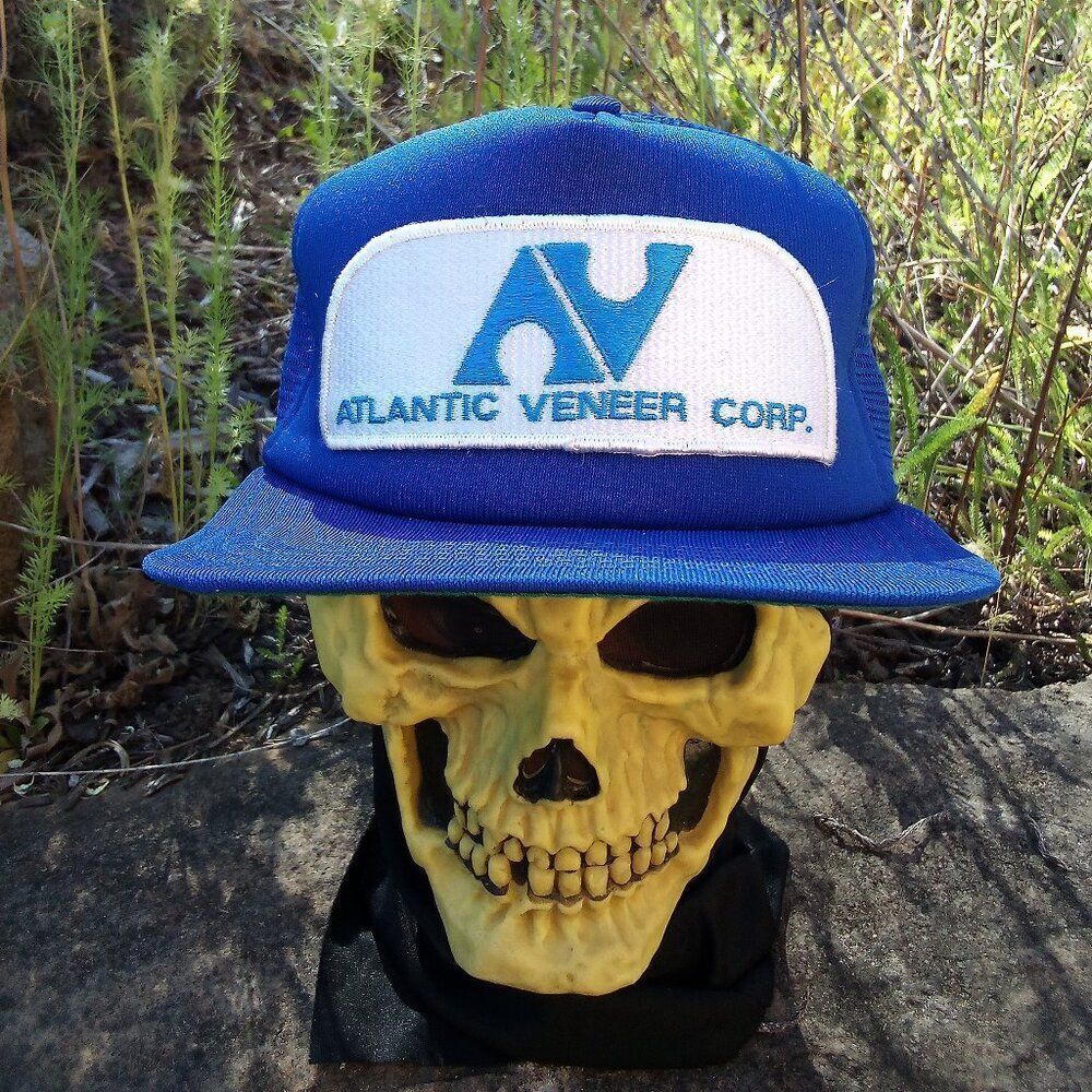 Deadstock Vintage Atlantic Veneer Corp. Patch Snap Trucker Hat